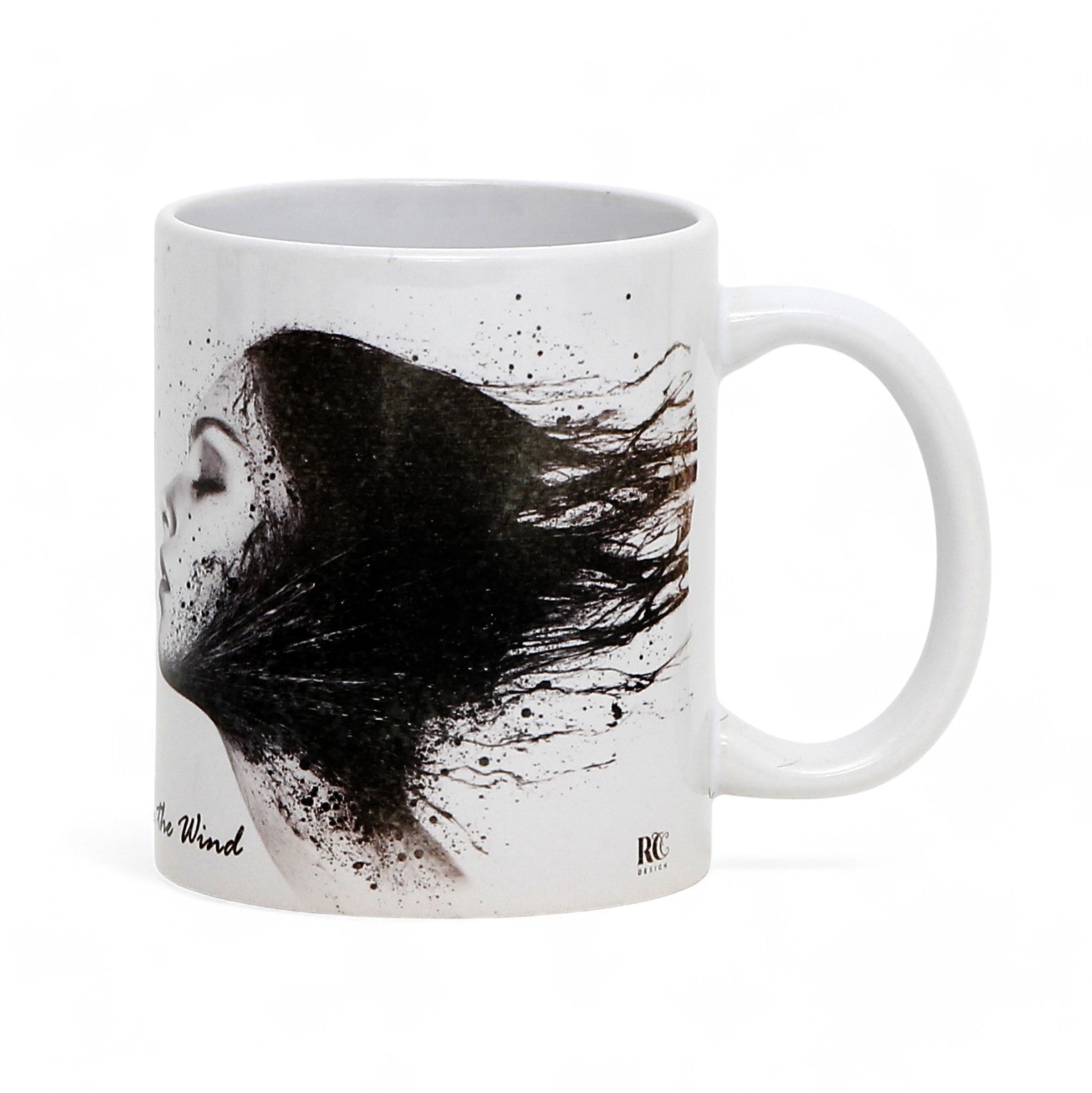 SUBLIMART: PASSIONE Ceramic Mug – "Passion in the Wind"