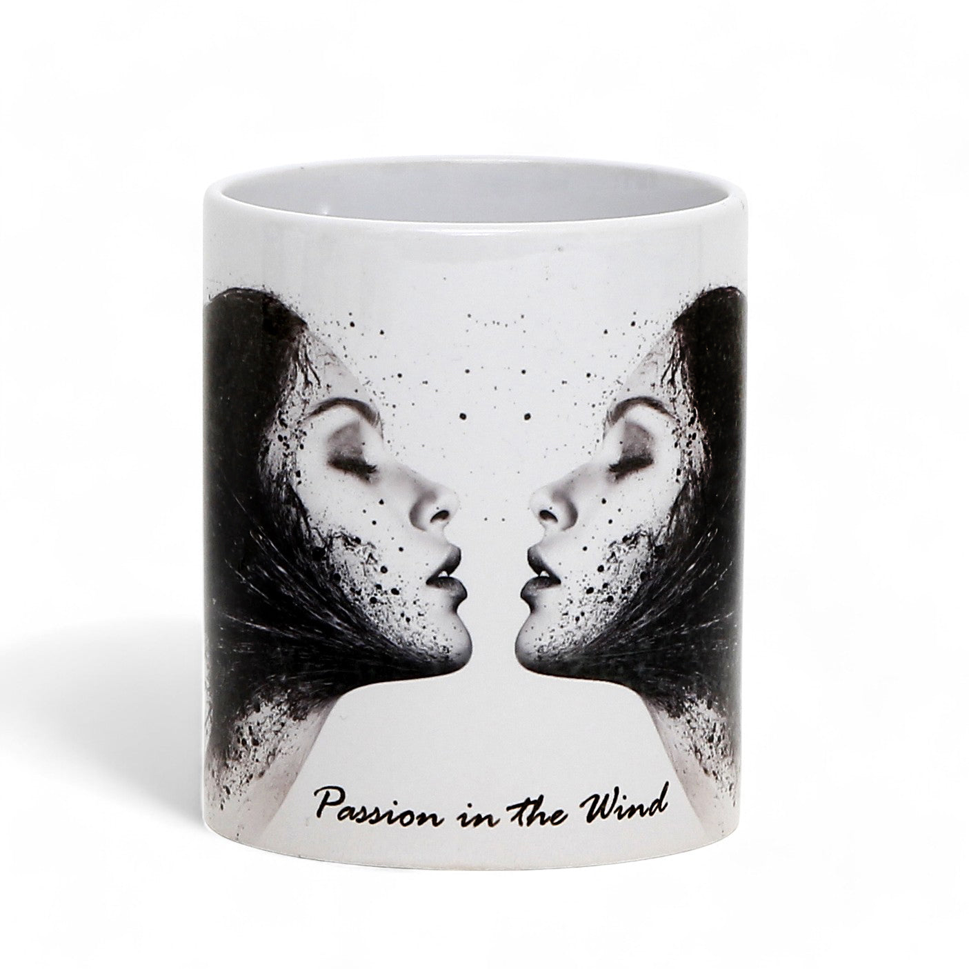 SUBLIMART: PASSIONE Ceramic Mug – "Passion in the Wind"