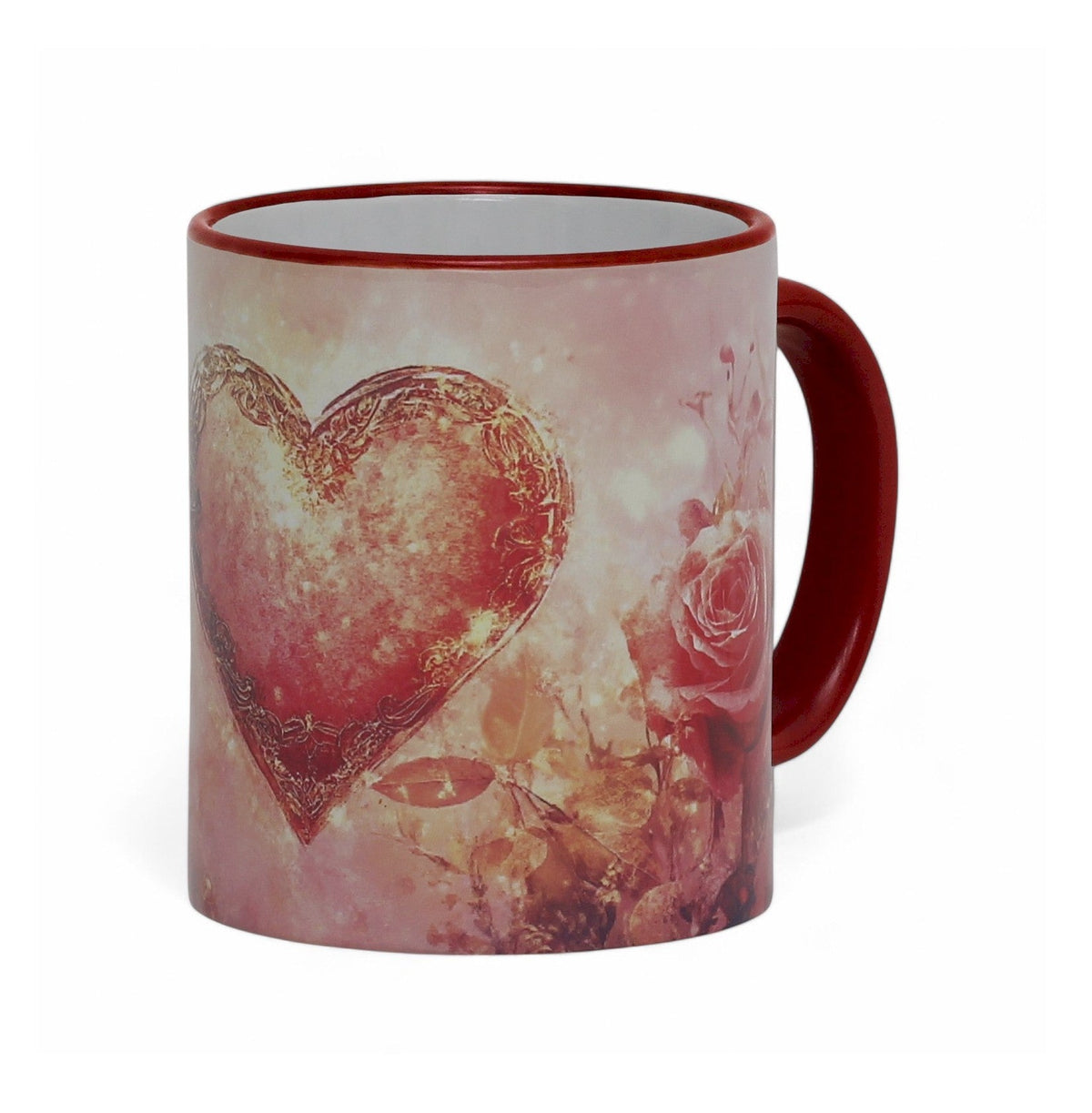 SUBLIMART: LOVE.ly Ceramic Mug &quot;Enchanting Pink Heart&quot;