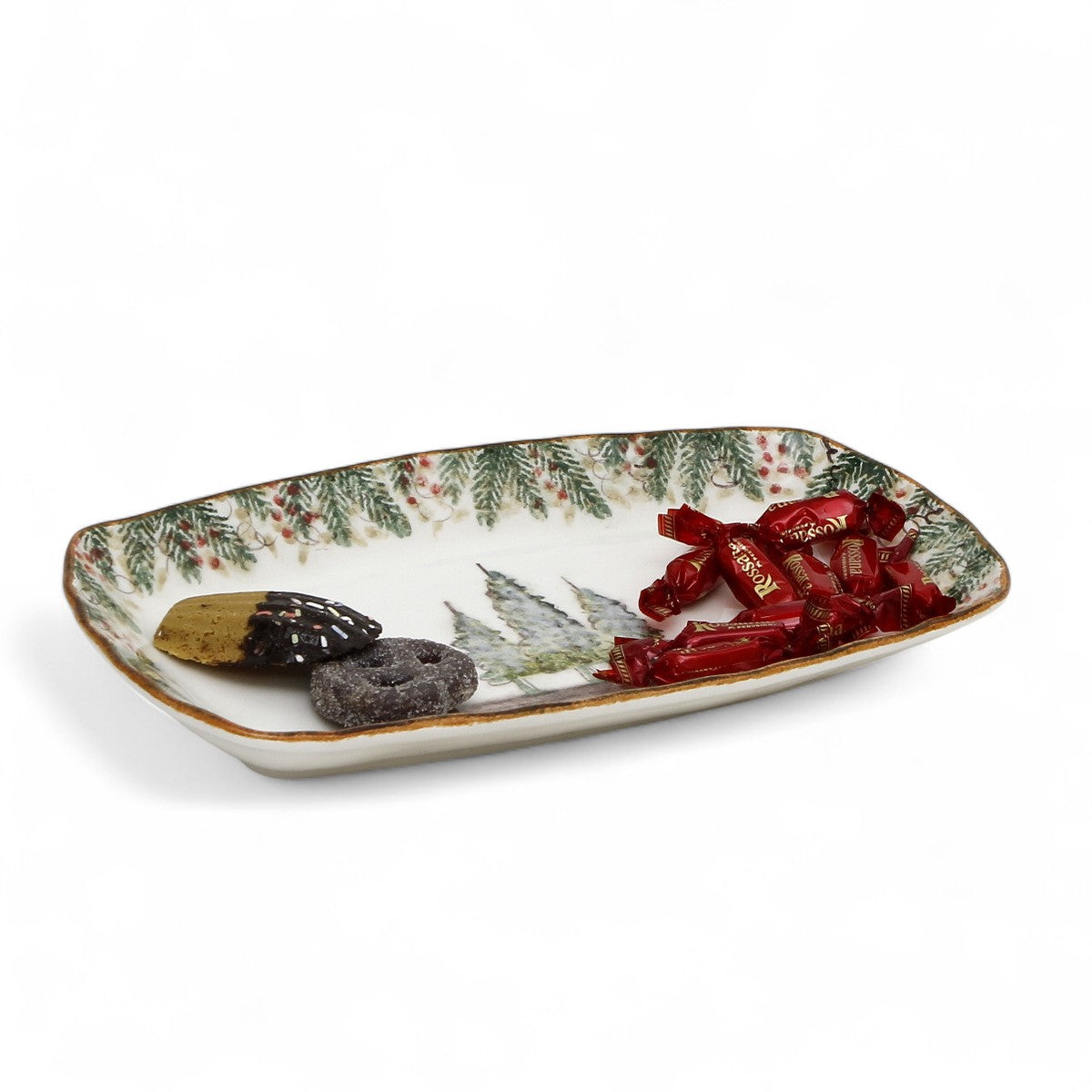 ARTE ITALICA: Natale Rectangular Tray
