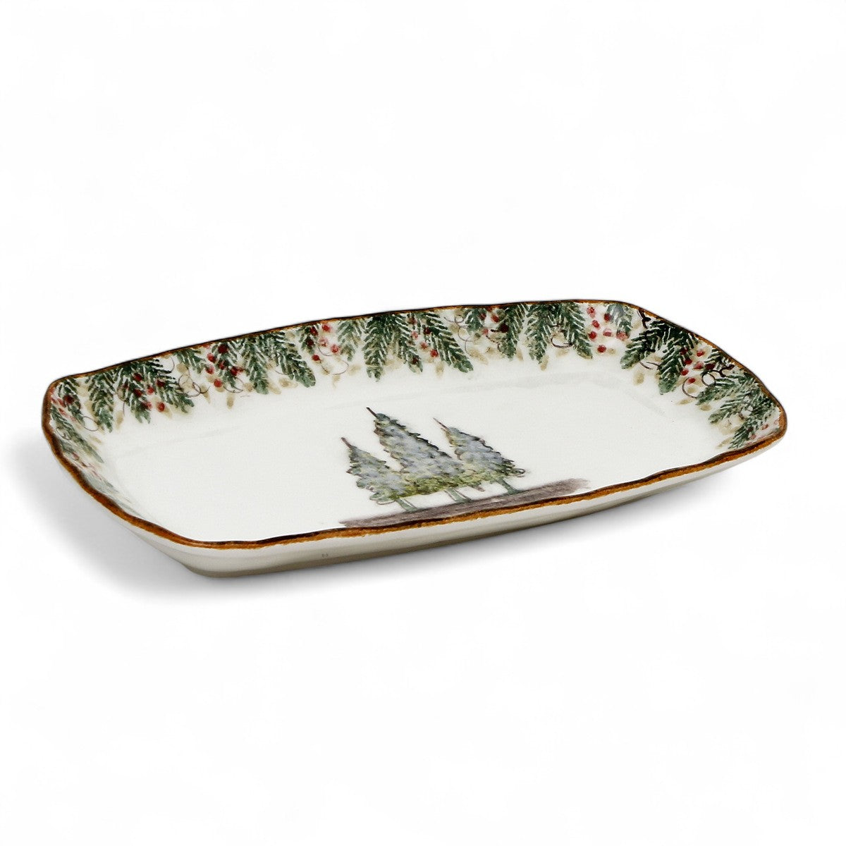 ARTE ITALICA: Natale Rectangular Tray