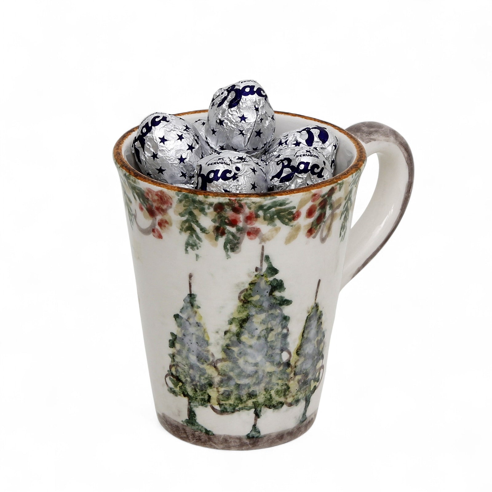 LOVE.ly: ARTE ITALICA Natale Mug with 8 Baci Perugina