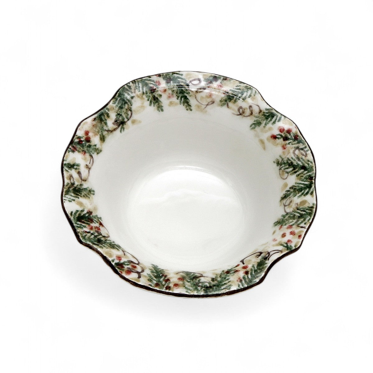 ARTE ITALICA: Natale Scalloped Piccolo Bowl