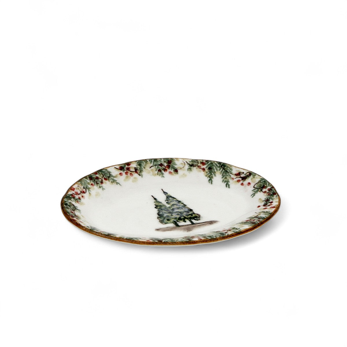 ARTE ITALICA: Natale Small Oval Tray