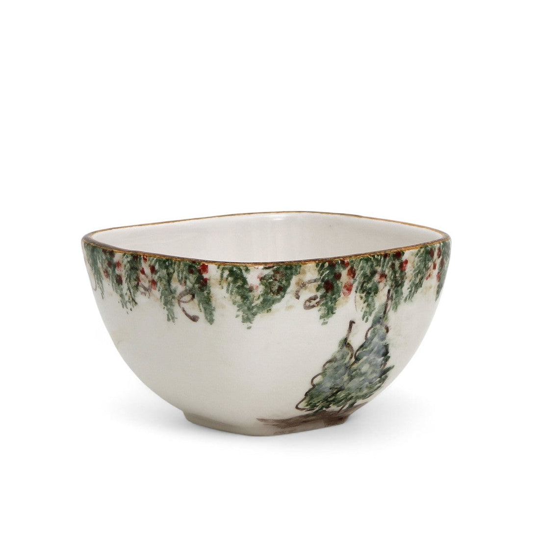 ARTE ITALICA: Natale Square Cereal Bowl