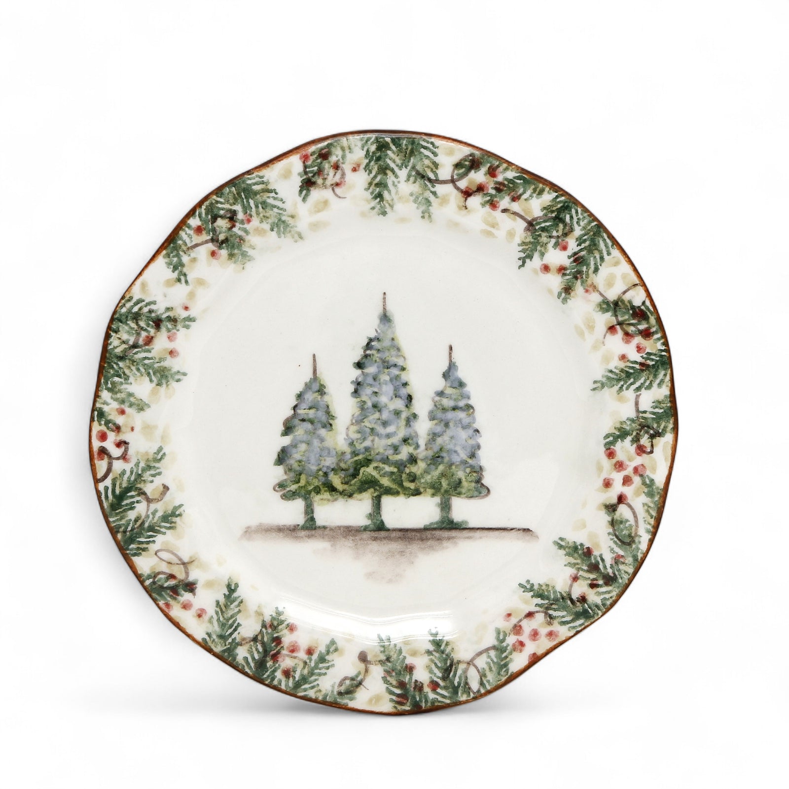 ARTE ITALICA: Natale Salad/Dessert Plate