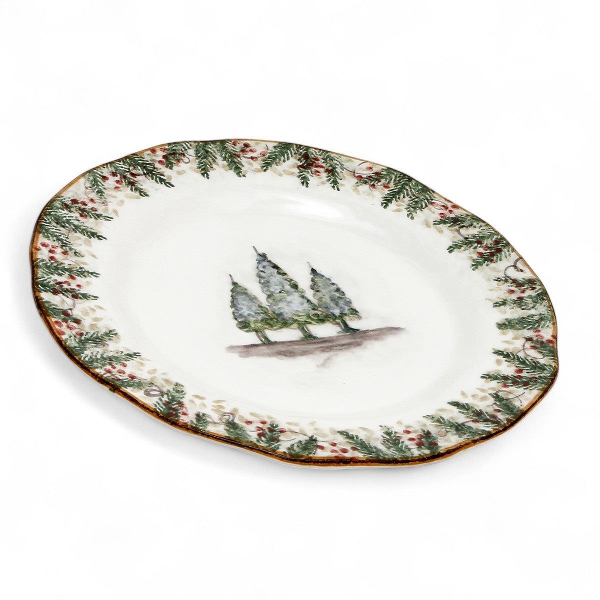 ARTE ITALICA: Natale Dinner Plate