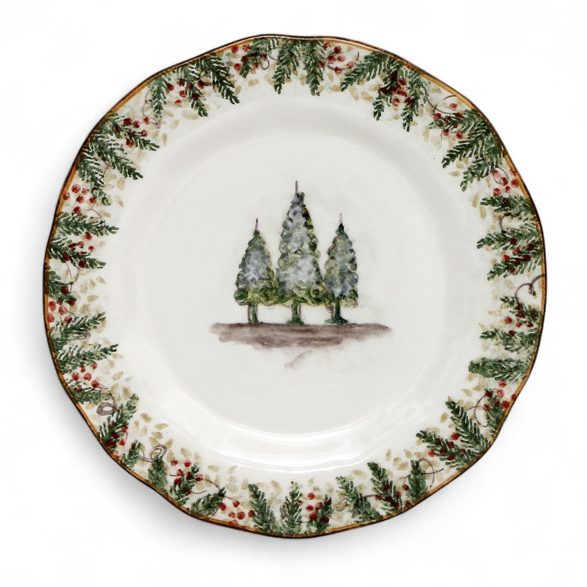 ARTE ITALICA: Natale Dinner Plate