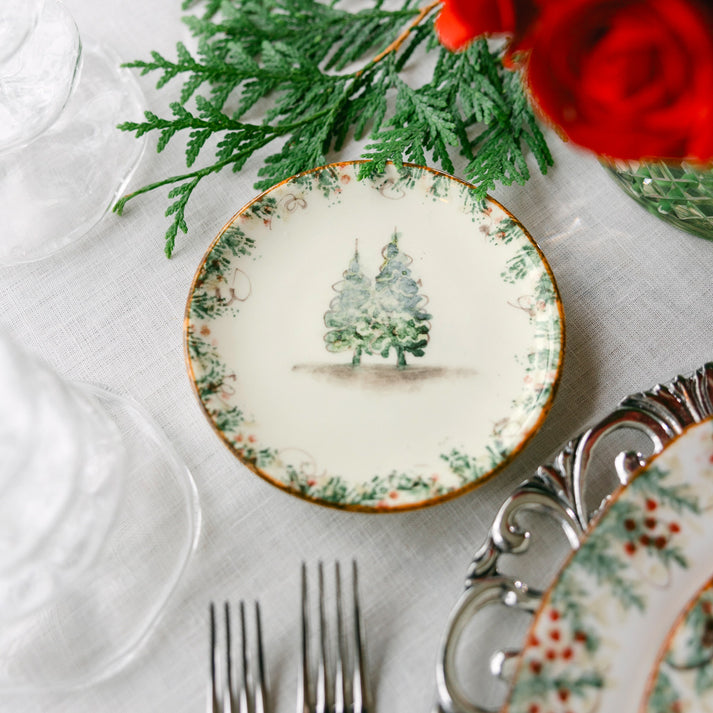 ARTE ITALICA: Natale Bread / Canapé Plate