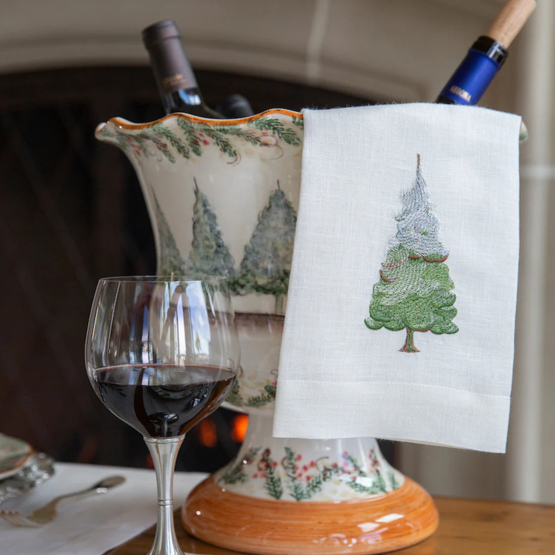 ARTE ITALICA: Natale Footed Cachepot / Ice Bucket