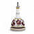 ORVIETO RED ROOSTER: Olive Oil Bottle Dispenser Deluxe with Dipping Bowl Tray