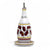 ORVIETO RED ROOSTER: Olive Oil Bottle Dispenser with Dipping Bowl/Tray