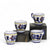 ORVIETO BLUE ROOSTER: Shaped Espresso Cup (3 Oz)