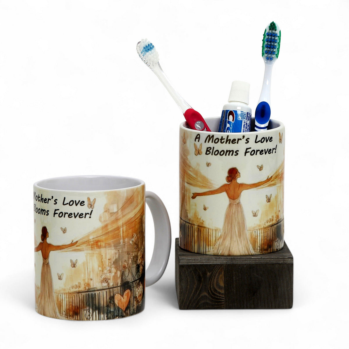SUBLIMART: Mother's Day "Mother's Love Blooms Forever!" Bundle - Mug + Tumbler by RC Designs