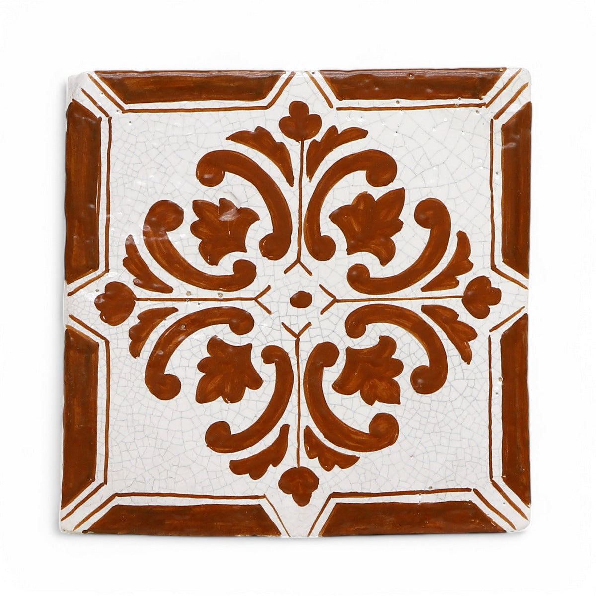 ANTICA DERUTA: Hand Painted Ceramic Authentic Deruta Tile