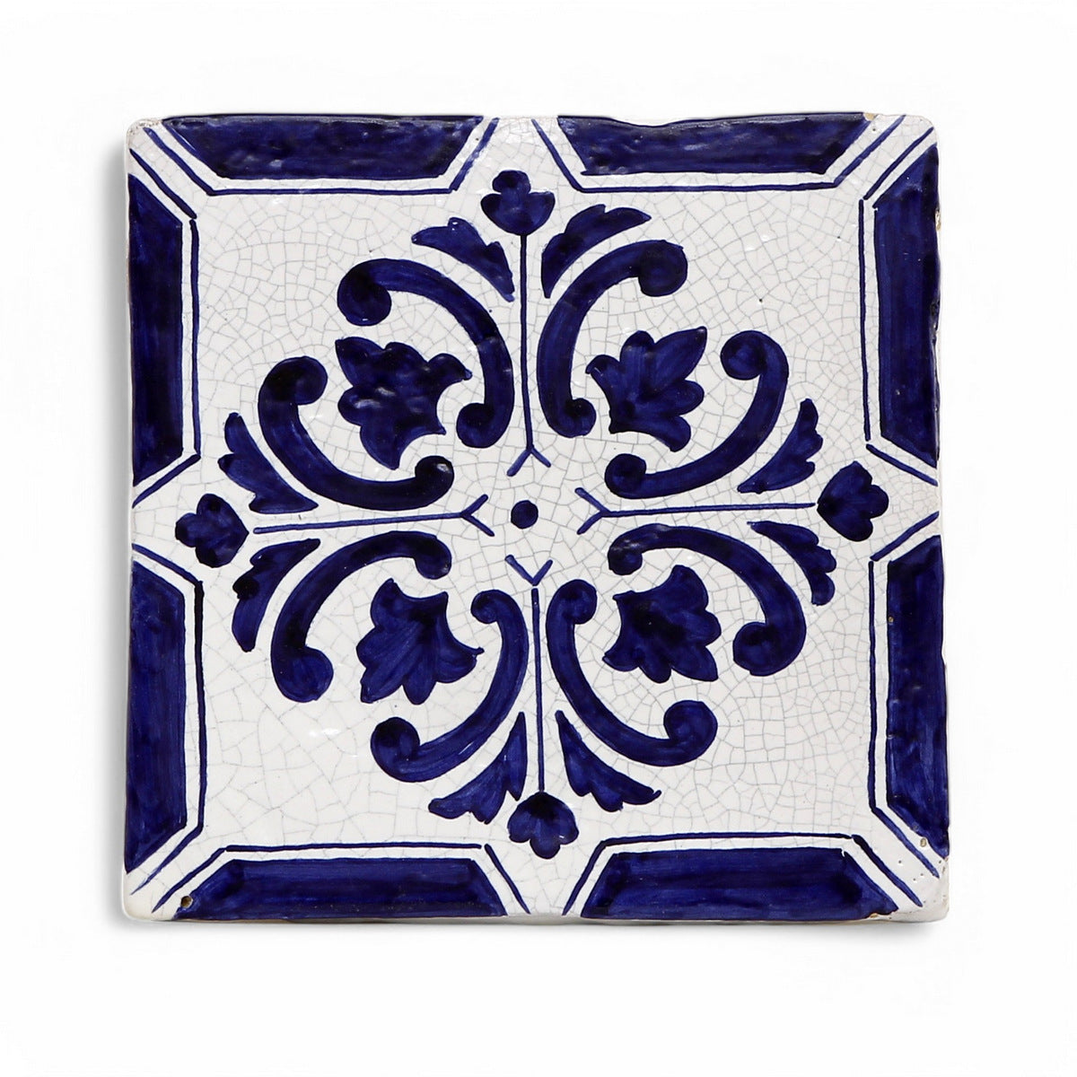 ANTICA DERUTA: Hand Painted Ceramic Authentic Deruta Tile