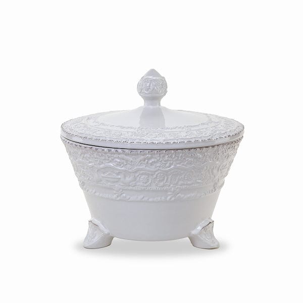 ARTE ITALICA: Renaissance Footed Bowl with Lid