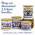 RICCO DERUTA DELUXE: NEW! Canister with Bamboo Lid - 'CAFFE' (Coffee)