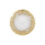 VIETRI: Rufolo Glass Gold Brushstroke Salad Plate