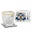 RICCO ITALIA DERUTA: MDF Hardboard Set of 4 Coasters - Ricco Italia Deruta by Mario Bruno