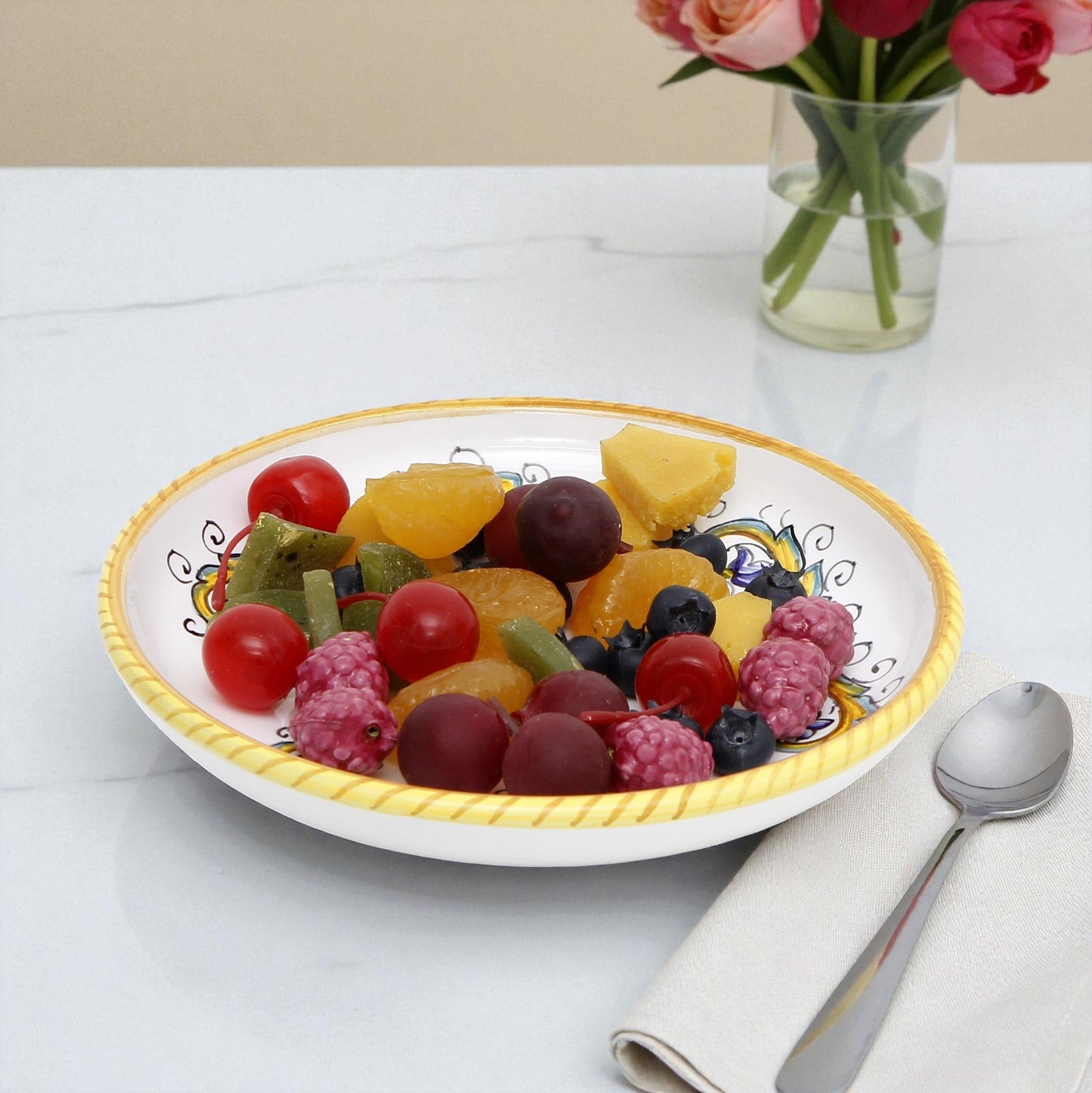 DERUTA PERUGINO: Outlet Special! Small Round Coupe Multipurpose Bowl