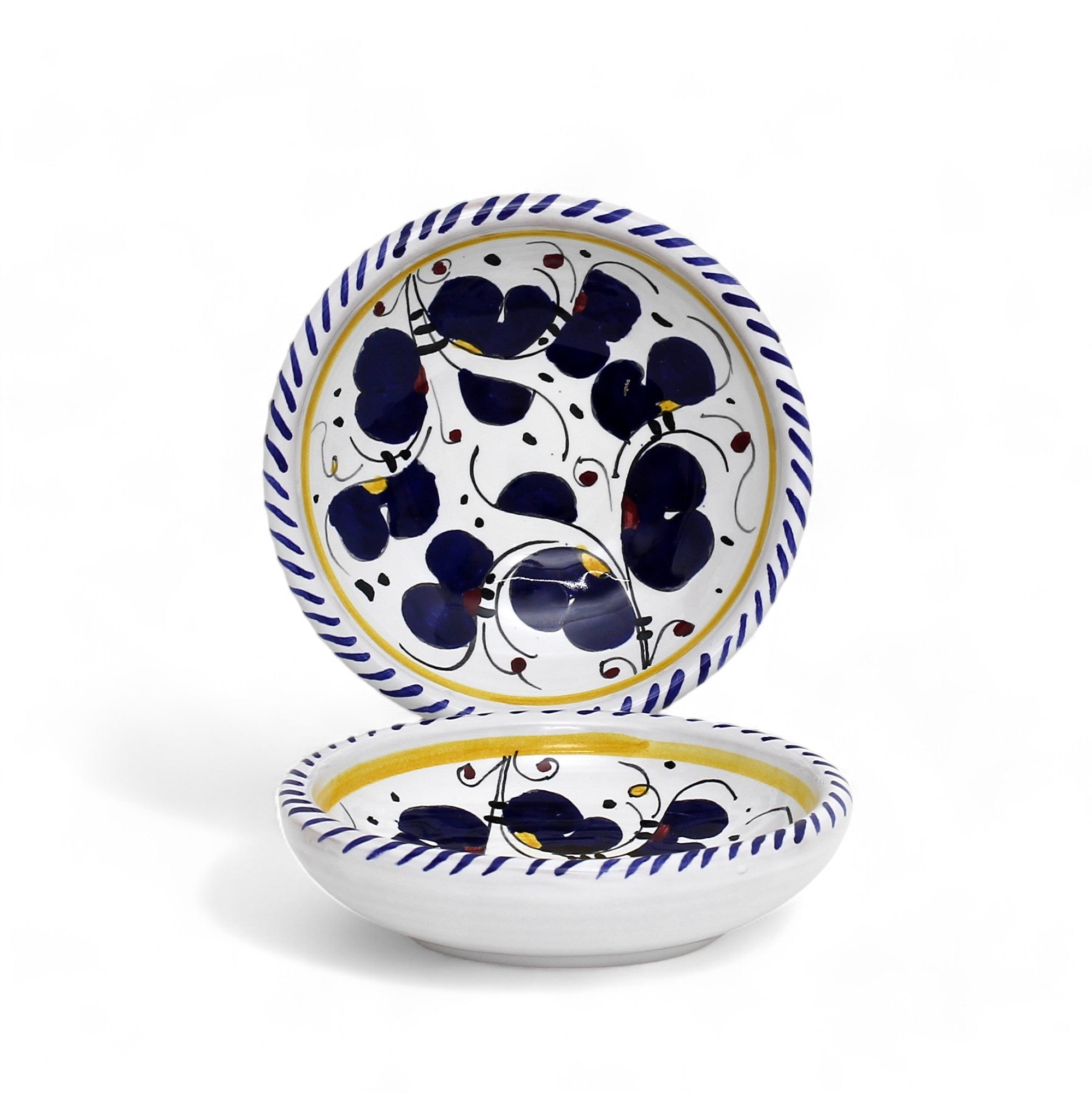 ORVIETO BLUE ROOSTER: Outlet Special! Dipping/Condiment bowl