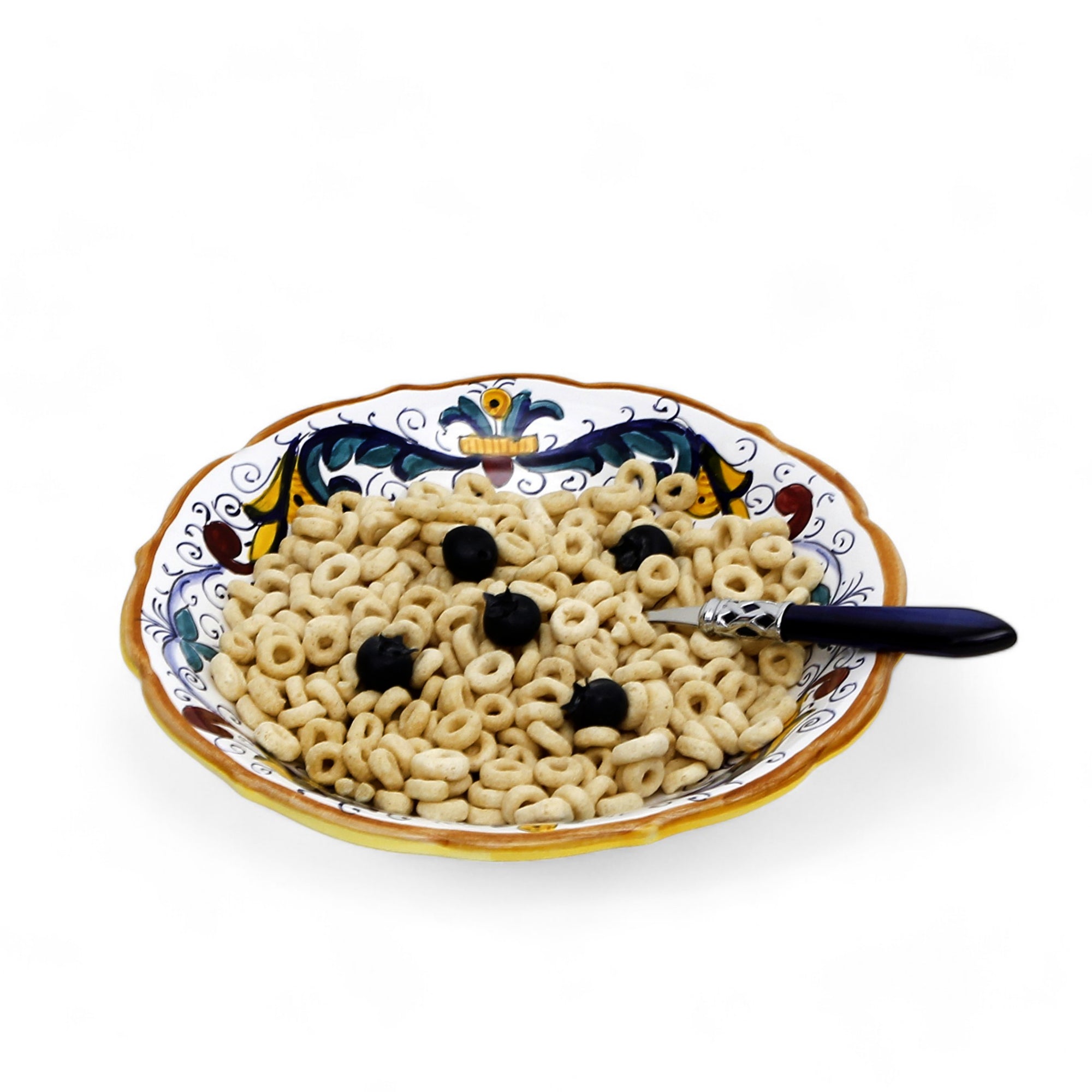 RICCO DERUTA: Outlet Special! The perfectly sized Cereal/Pasta Bowl Fluted Rim (8"Ø) - SET OF 4 PCS