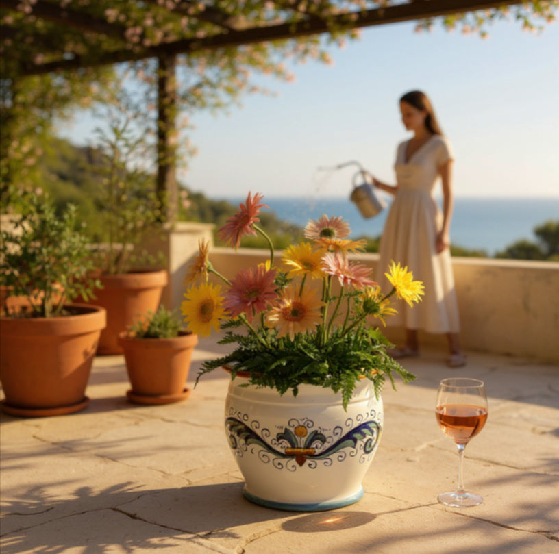 RICCO DERUTA: Outlet Special! Indoor-Outdoor Cachepot/Planter (Medium)