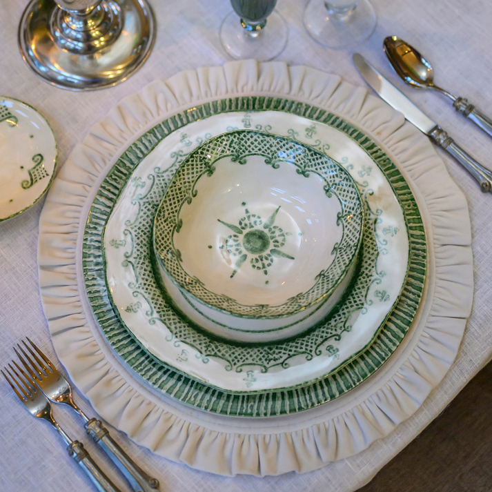 ARTE ITALICA: Burano Green Cereal Bowl