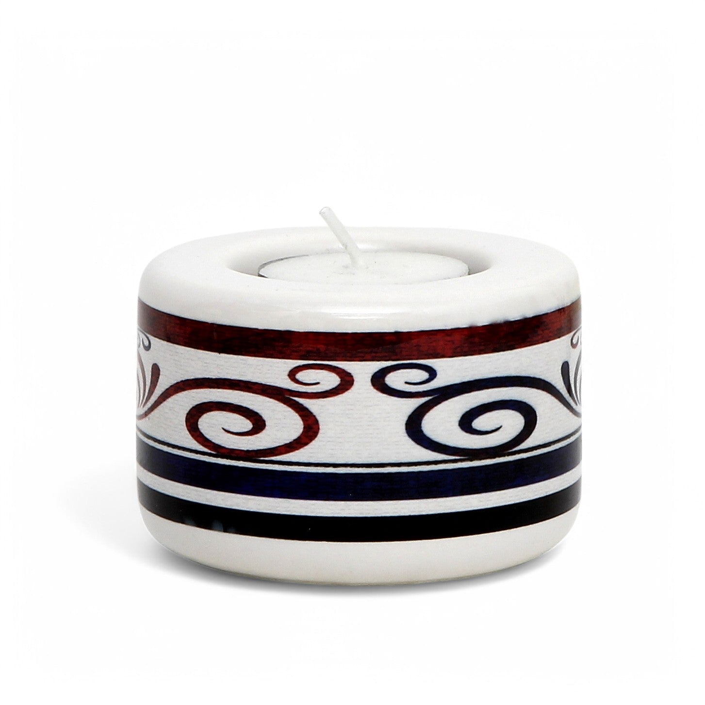 RICCO ITALIA PALIO: SUBLIMART: Ceramic Tealight in Mario Bruno Design #6395