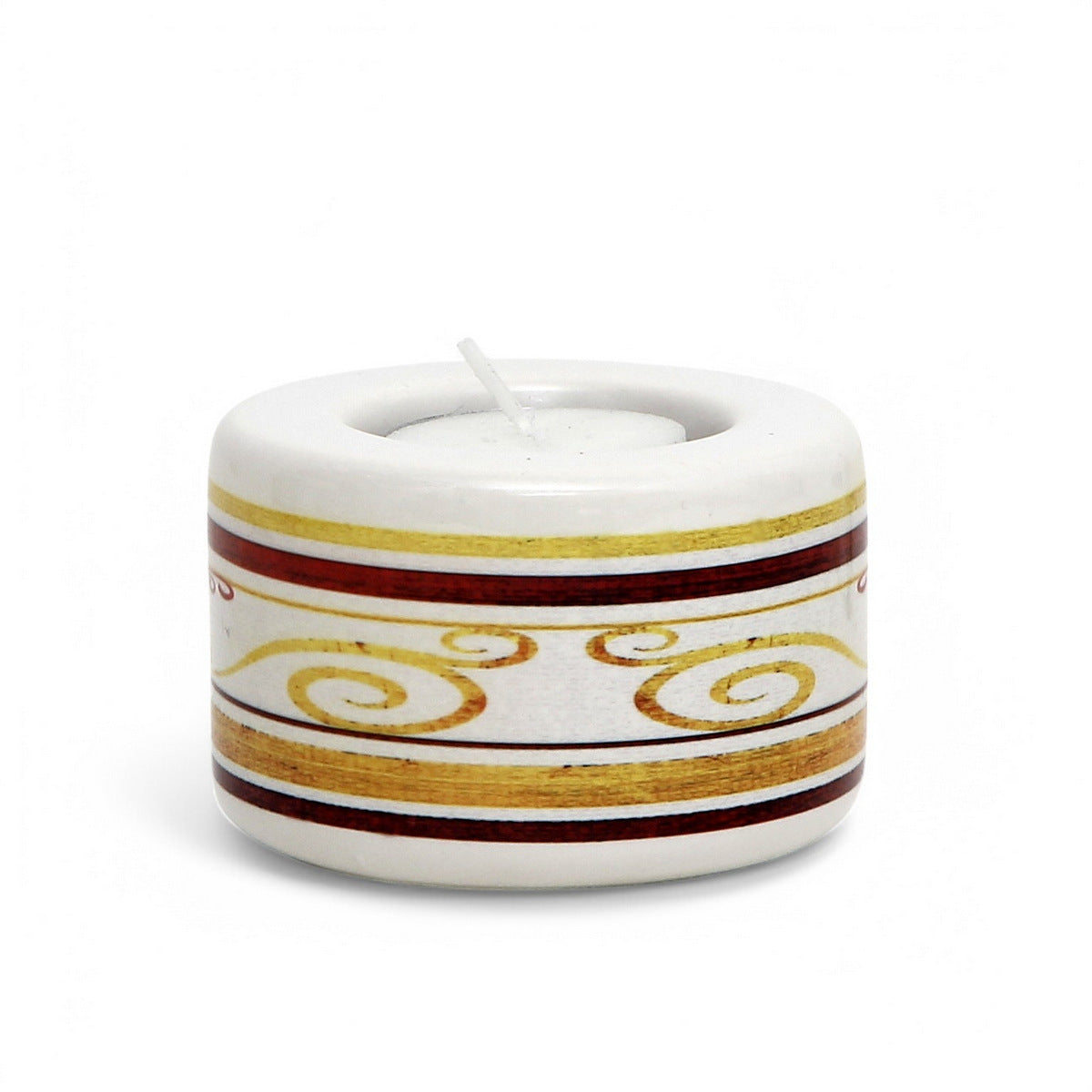 RICCO ITALIA PALIO: SUBLIMART: Ceramic Tealight in Mario Bruno Design #6405