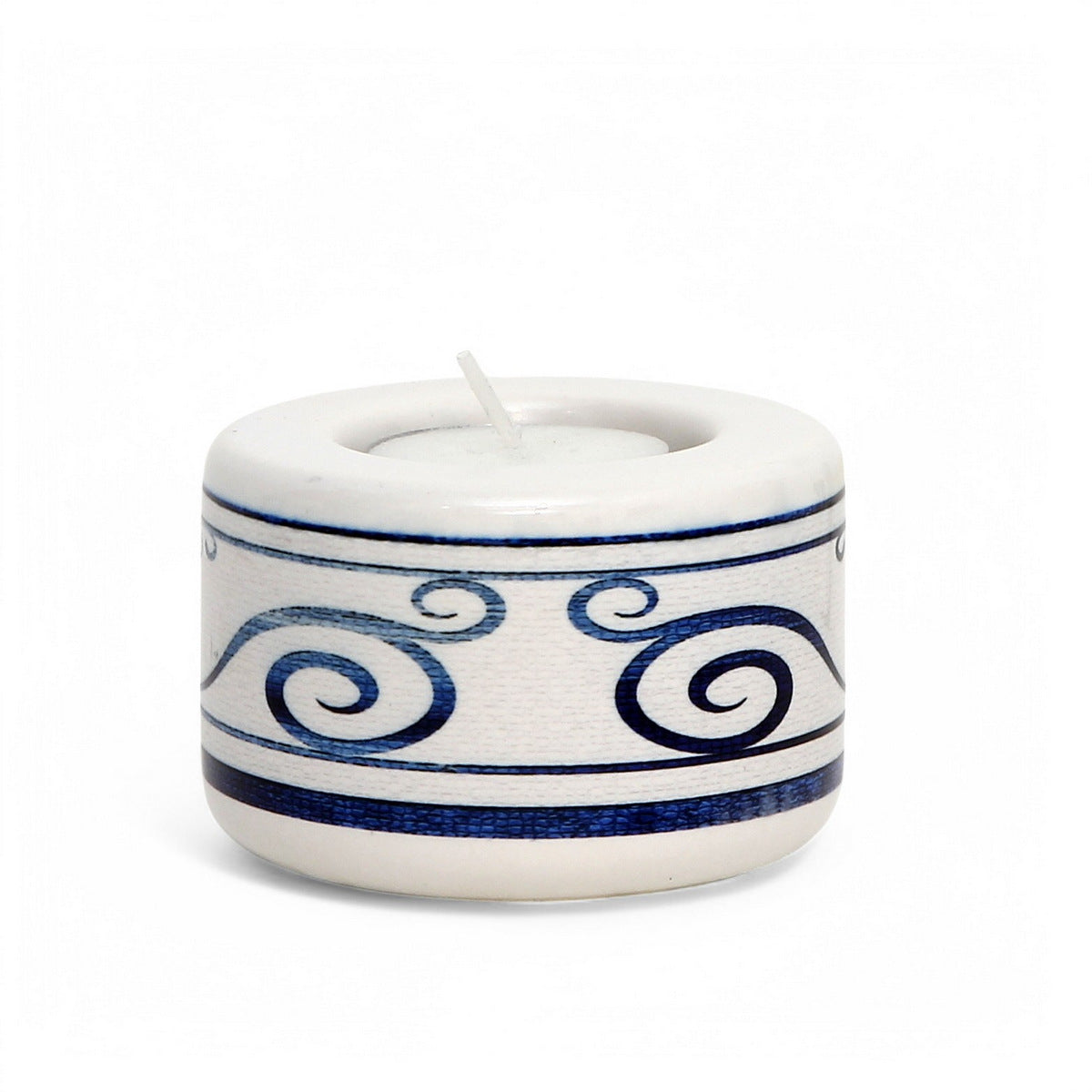 RICCO ITALIA PALIO: SUBLIMART: Ceramic Tealight in Mario Bruno Design #6409