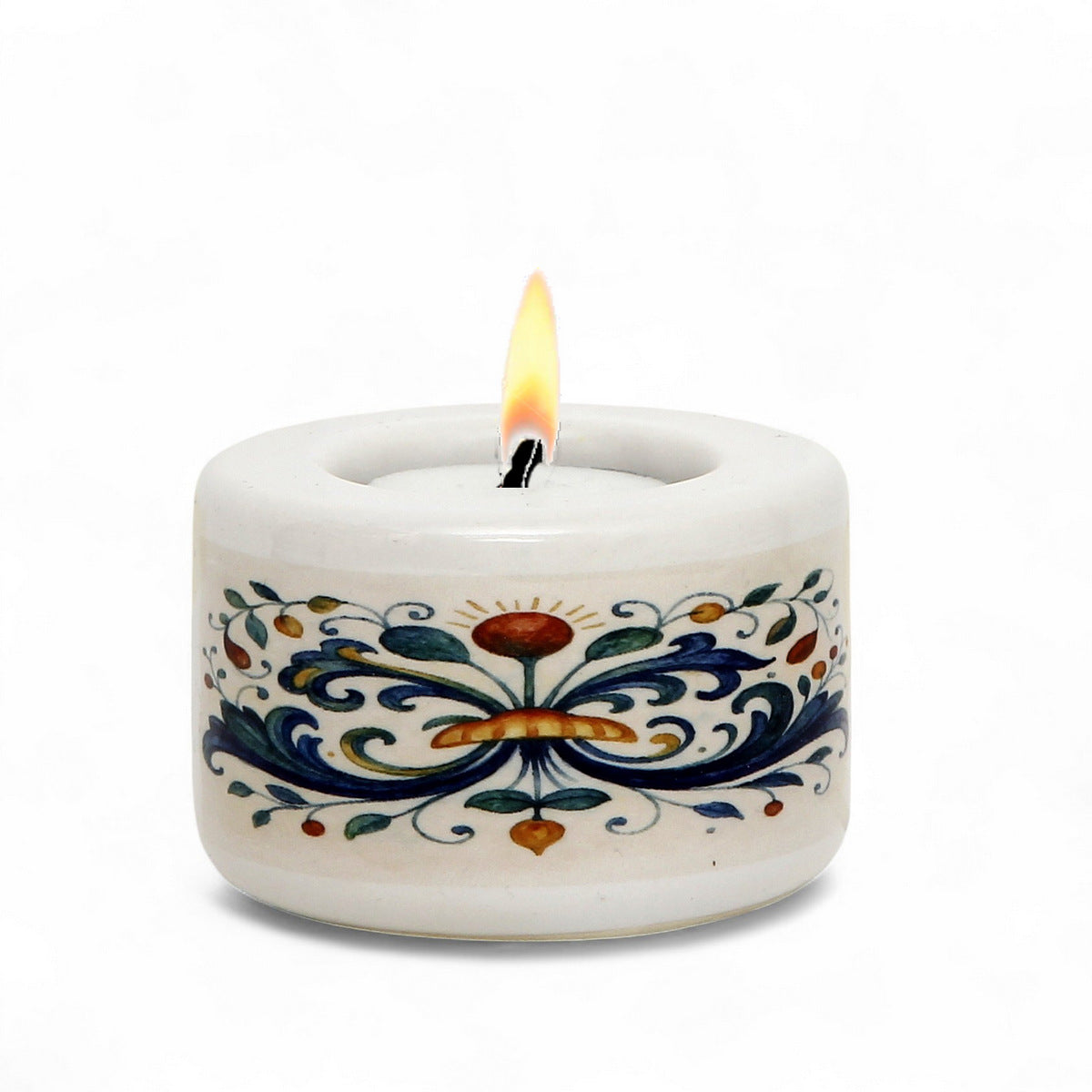 RICCO ITALIA DERUTA: Ceramic Tealight Ricco Italia Deruta Design by Mario Bruno