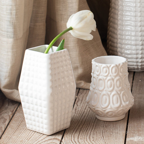 VIETRI: TESSERE Square Bud Vase