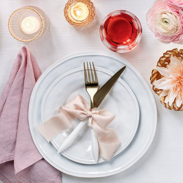 VIETRI: Aria White Salad Plate