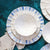 VIETRI: Bari Blue and White European Dinner Plate
