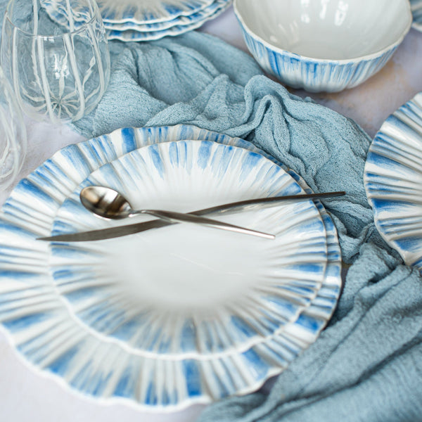 VIETRI: Bari Blue and White Salad Plate