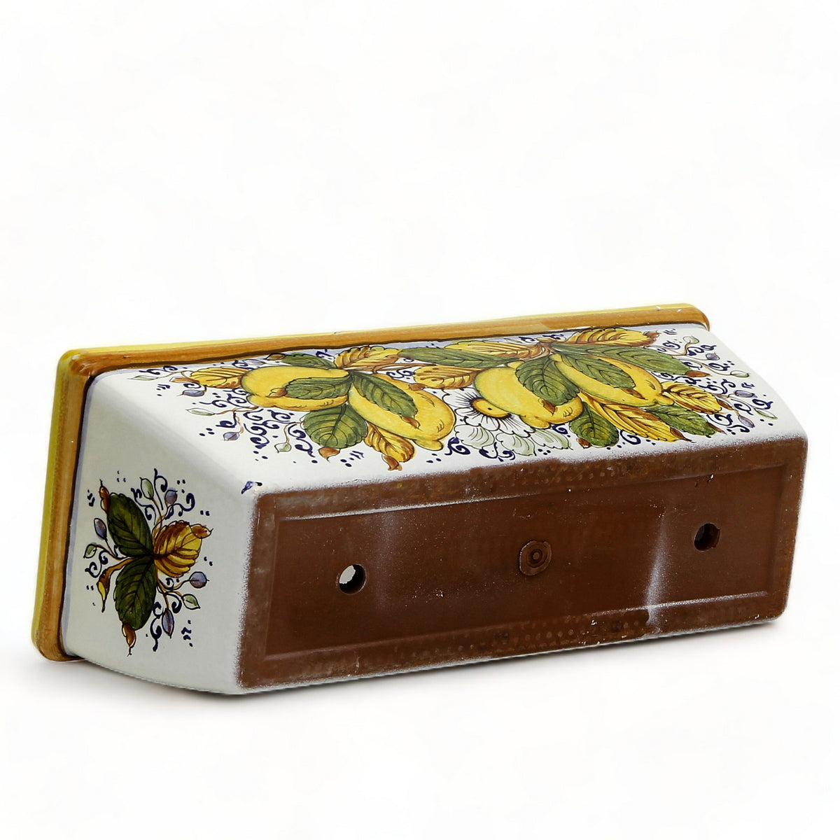 TOSCANA PLANTER: Rectangular Tuscan Jardiniere - Strong Terracotta indoor/outdoor - Positano Design