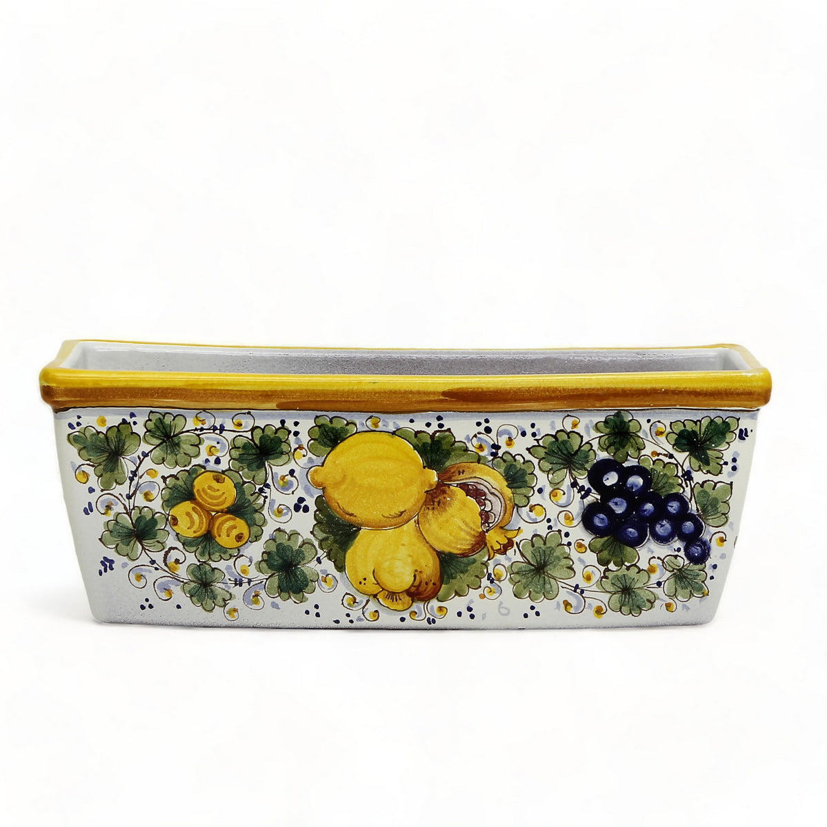 TOSCANA PLANTER: Rectangular Tuscan Jardiniere - Strong Terracotta indoor/outdoor - Tuscania Design