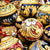 CHRISTMAS ORNAMENT: Caltagirone Round Ball (3.25" Ø) - VERDE-PISELLO