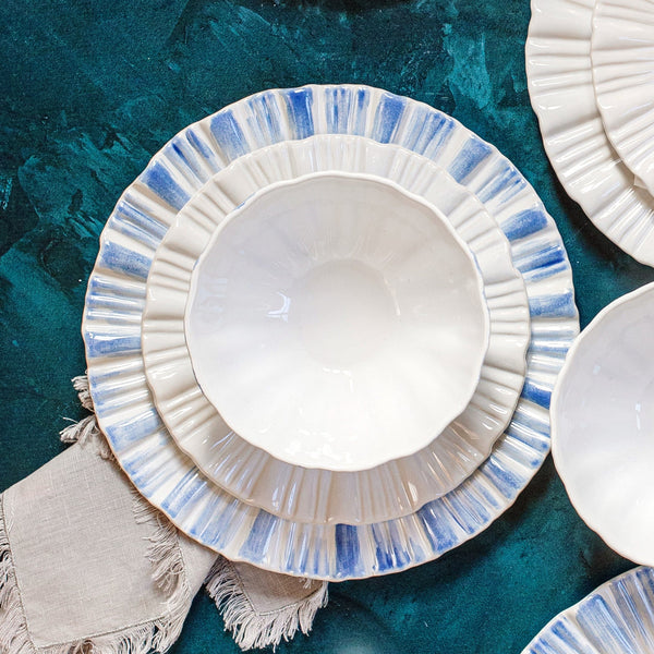 VIETRI: Bari White Cocktail Plate