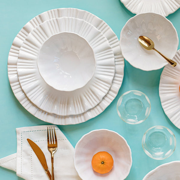 VIETRI: Bari White Small Round Platter
