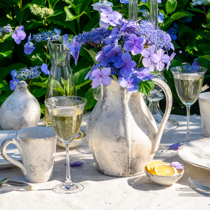 ARTE ITALICA: Giulietta Pitcher Gray/White