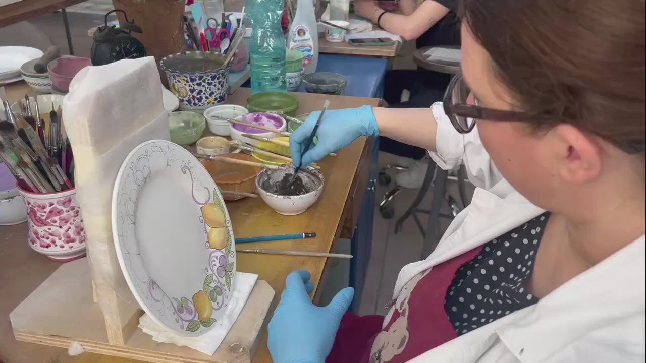 LIMONI POSITANO: Large Round Platter