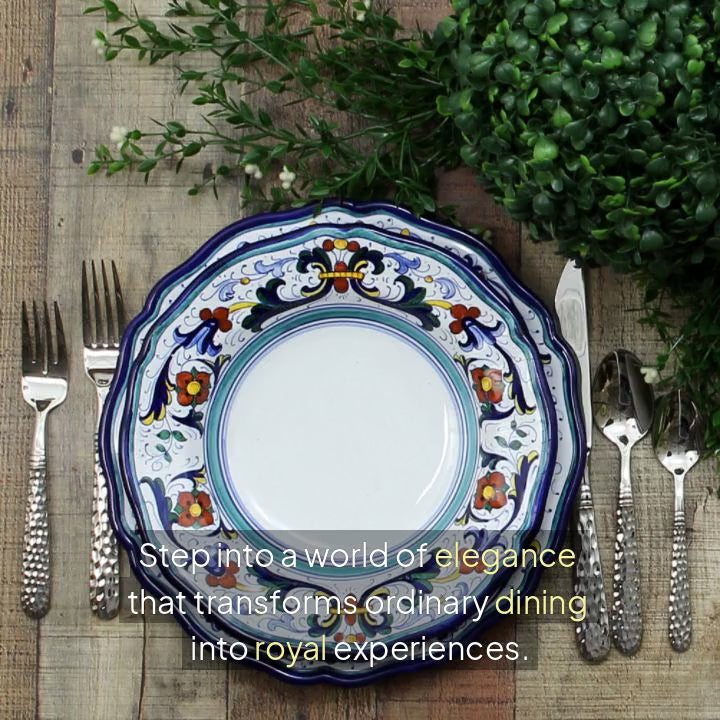 VECCHIA DERUTA: Large Oval Platter