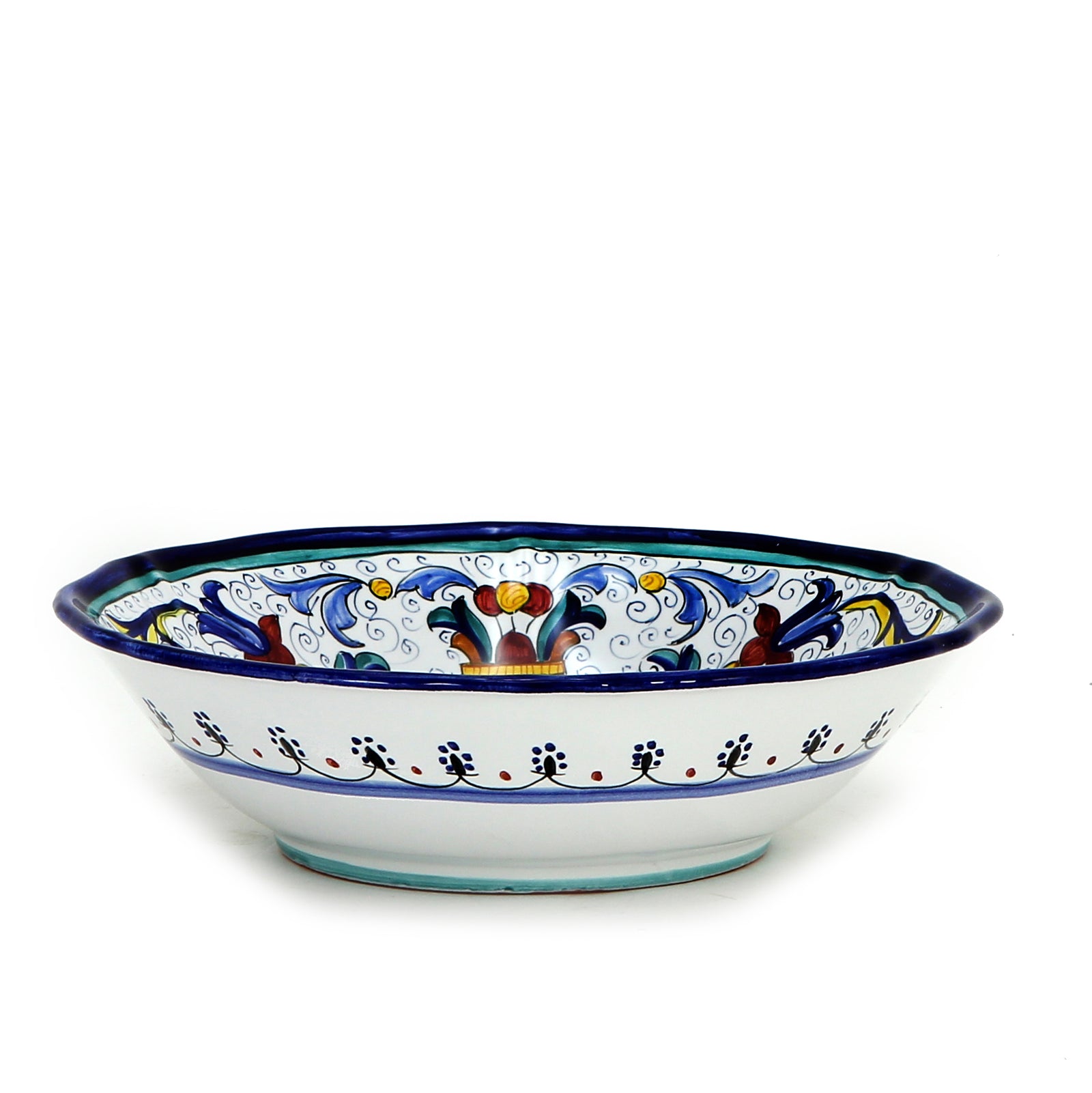 VECCHIA DERUTA: Salad Bowl (Medium) [R] - artisticaitalian.com