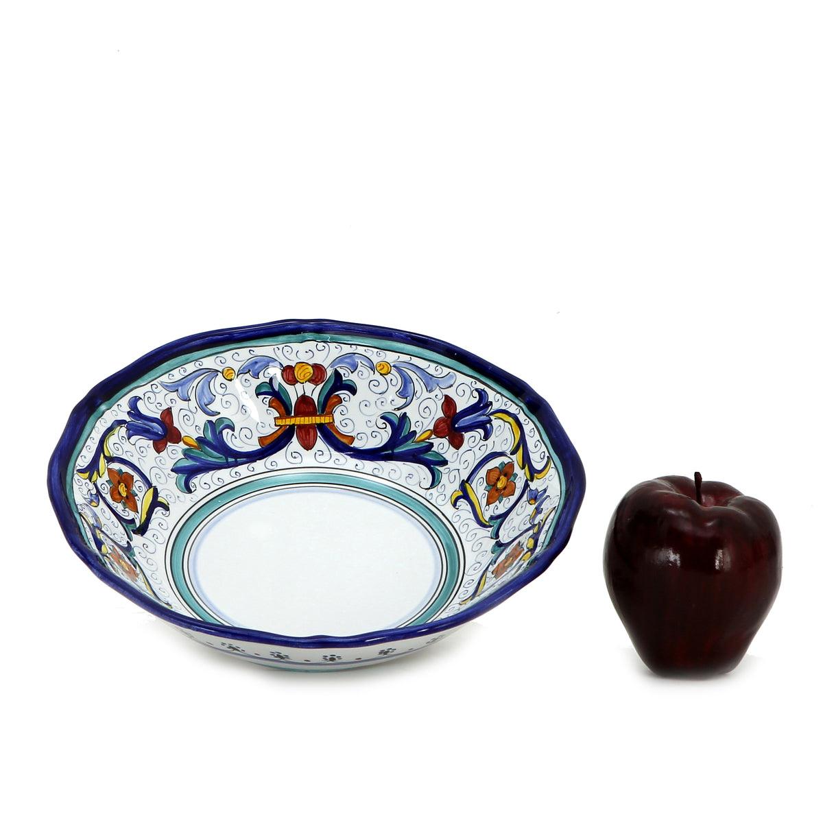 VECCHIA DERUTA: Salad Bowl (Medium) [R] - artisticaitalian.com