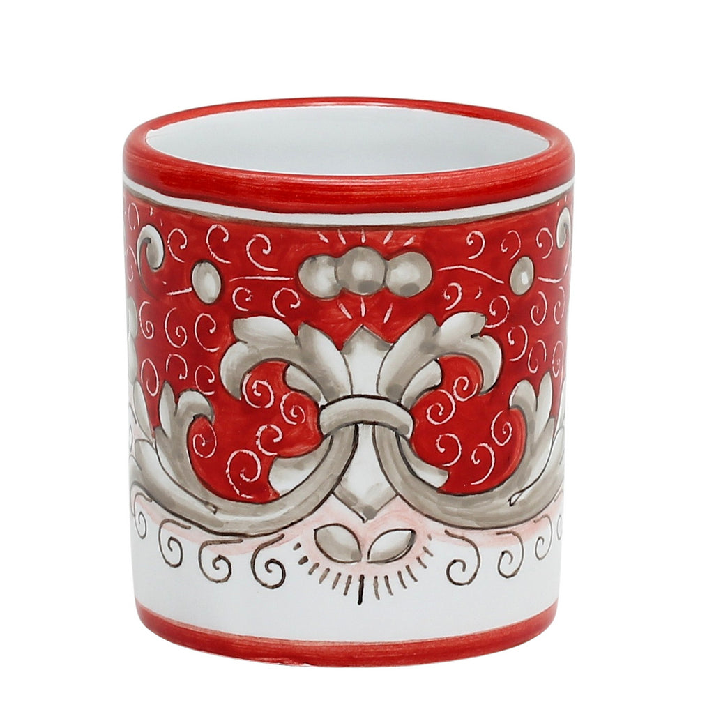 DERUTA COLORI: Mug - RED - artisticaitalian.com