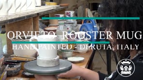 ORVIETO RED ROOSTER: Mug (10 Oz.)