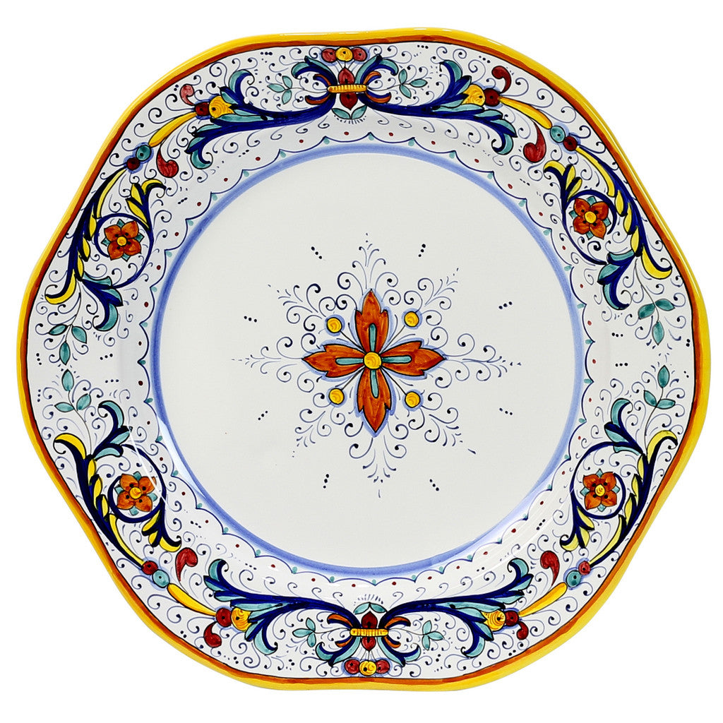 RICCO DERUTA: Large Serving Set Platters (1 Lg Bowl + 1 Lg Charger + 1 Lg Platter) - artisticaitalian.com